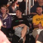 Joe Sebok and Friends watch the senior action