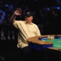 Darvin Moon waves to the crowd