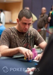 Overnight chip leader Robert Mizrachi