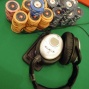 Chip stack during a break