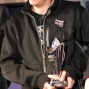 Kevin MacPhee with the trophy