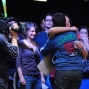 Selbst embraced by her fans after her win