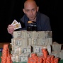 Greg Hopkins Behind His Mountain of Cash