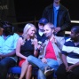 Amanda Leatherman interviews Daniel Negreanu on the rail