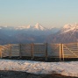Snowcapped Alps surrounding Salzburg