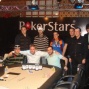 Line up van de Final Table