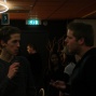 Bart en Jorryt bespreken wat strategie