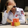 Arnaud Mattern pretends to have a tough decision.