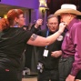 Doyle Brunson gets his face put on.