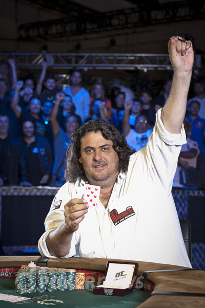 Antonin Teisseire winner of event 50 $5,000 Triple Chance No-Limit Hold'em
