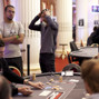 Athanasios Polychronopoulos bust out of the Main Event