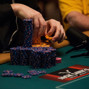 Phil Hellmuth Stacks Chips