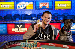 WSOP Bracelet Winner Joey Weissman & Revis, his service dog