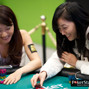 Celina Lin and Vivian Im sharing a laugh