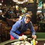 Jesse McKenzie after winning the freeroll. Picture courtesy of his Twitter.