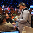 "Cowboy" John Land talking with Jeff Fielder