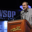 WSOP Executive Director Ty Stewart presides over the bracelet ceremony for Events 38 and 39