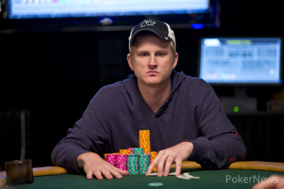 Ashly Butler nearly lost his stack.