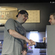 Jack Effel presents the gold bracelet to Jared Jaffee for Event #58: $1,500 Mixed-Max No-Limit Hold'em
