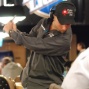 Daniel Negreanu practicing his golf swing