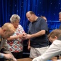 Dan Lacourse and family inspect the new treasure