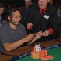 James Schaaf tries the bracelet