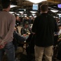 Phil Hellmuth in the center of attention