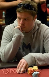 Chip leader, Luke Stanford