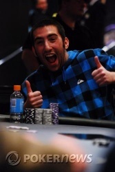Chip leader Dean Blatt is all smiles