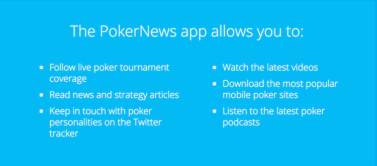 PokerNews Launches New Mobile App Available for Free on Android and Apple Devices 101