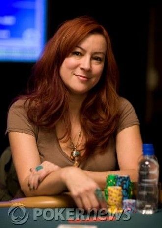 Jennifer Tilly bei der 2008 WSOP