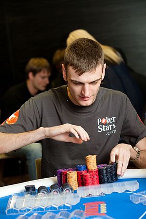 Chipleader James Keys - foto PokerStars Blog