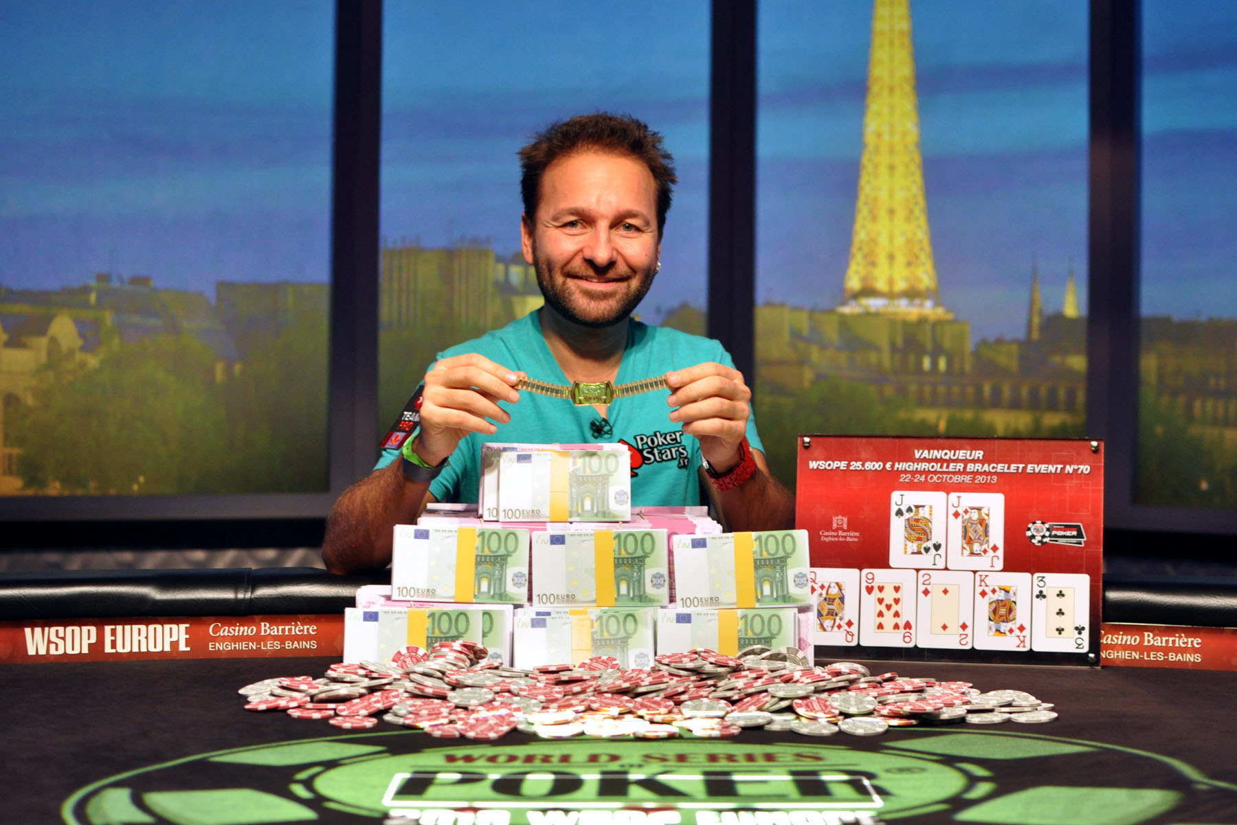 Daniel Negreanu Wins WSOP Europe High Roller, Sixth Bracelet, and