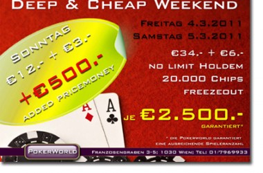 Deep and Cheap Weekend