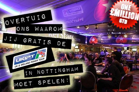 Competitie: overtuig ons waarom jij volgende week gratis de UKIPT moet gaan spelen!