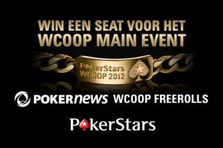 Win je $5.200 WCOOP Main Event seat via de freerolls van PokerNews en PokerStars
