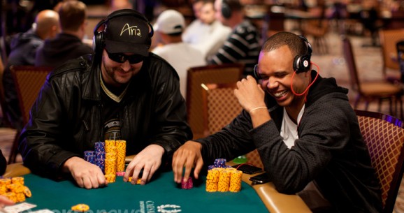 Phil Hellmuth and Phil Ivey