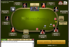 Mansion Poker Cash Game Table