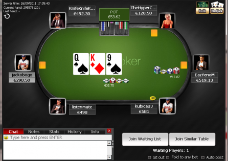 Titan Poker Cash Game Table