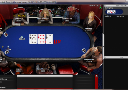 RedKings Poker Cash Game Table