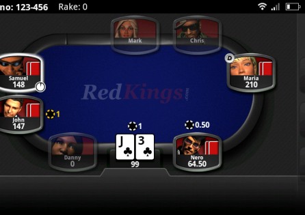 RedKings Poker table