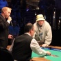 Jim Geary watches the flop