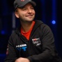 Daniel Negreanu Smiles for the crowd after going all-in for the last time