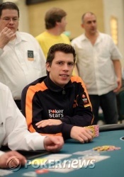 Florian Langmann all smiles with twice as many chips now