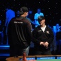Greg Mueller and Steve Billirakis chat before heads up play begins