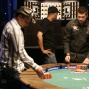 Andy Bloch heads up with Nenad Medic