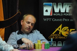 Iulien Iacob, chip leader with 180,900