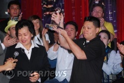 Binh with his trophy