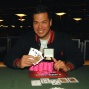 Michael Chow, winner of $1,500 Omaha Hi-Low Split-8 or Better