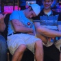 Joe Cada having a final table nap